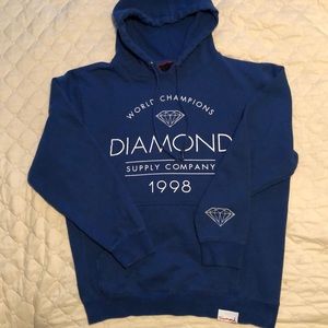 Blue diamond sweater